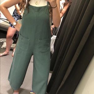 Zara Green Pocket Overalls